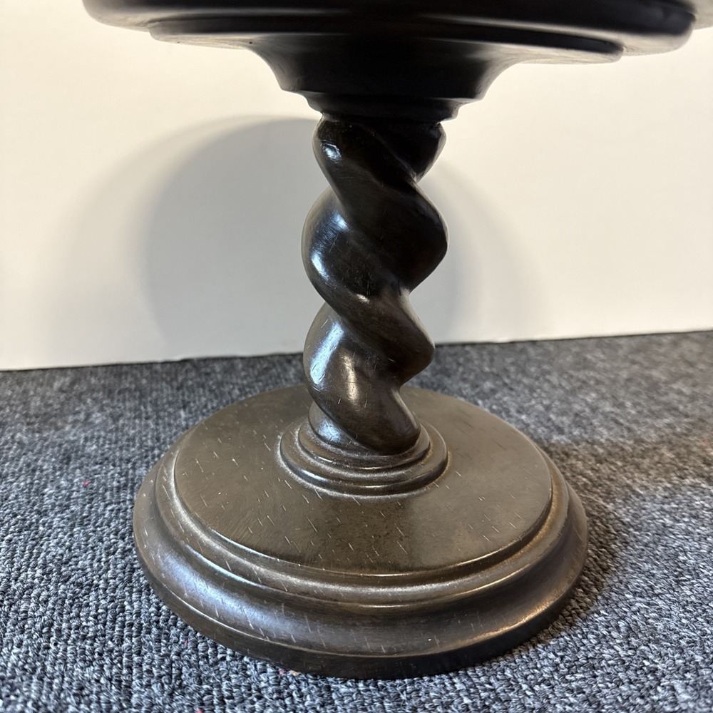 Southern Living At Home Barley Twist Pedestal Decor Cake Candle Stand Mint 9" - Picture 3 of 5